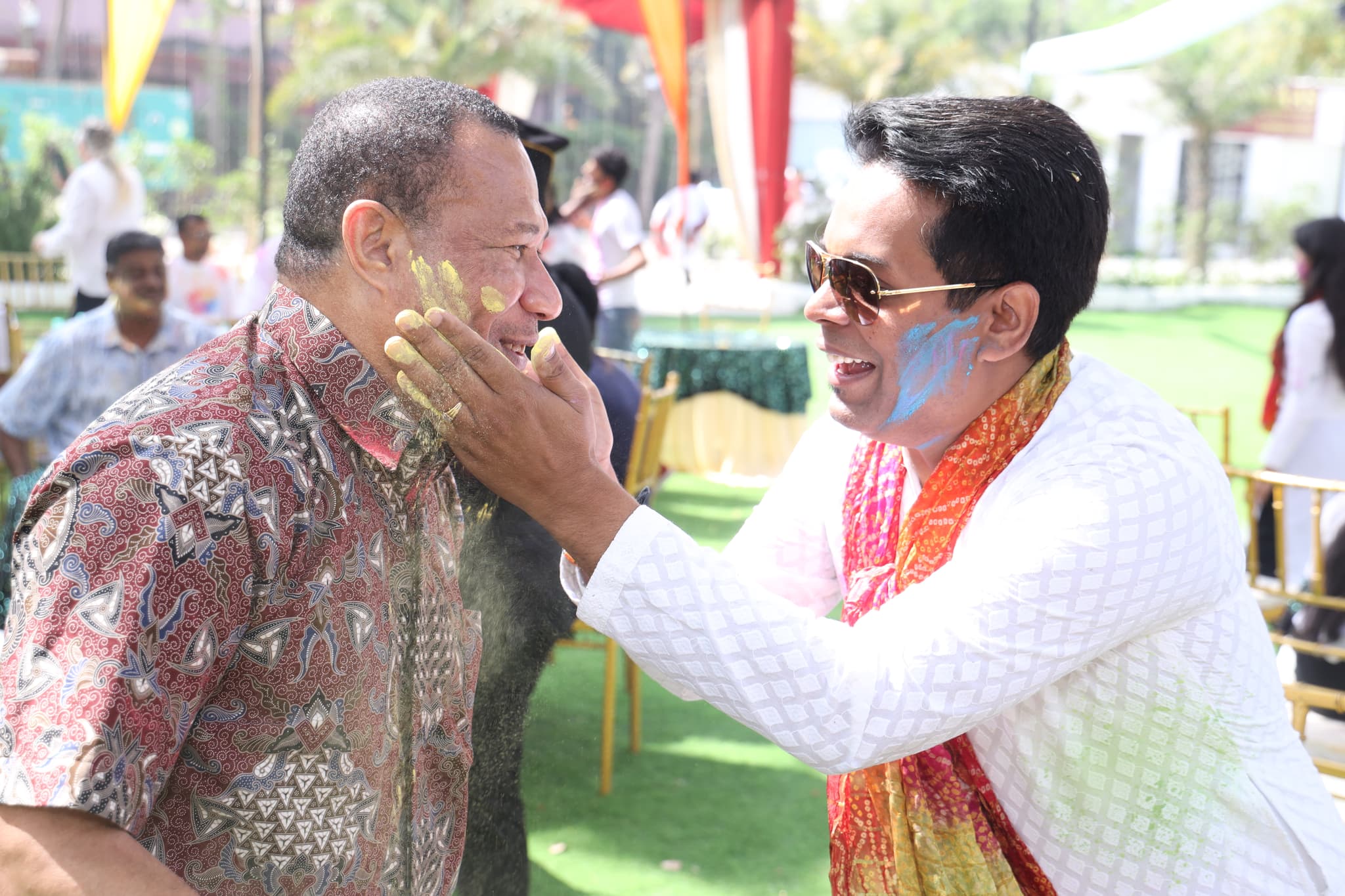 Medivisor Celebrates Holi with Pacific Islands' Patients Receiving Medical Treatment in India