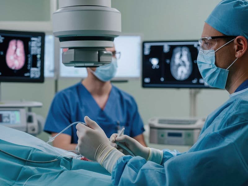 Drug-Eluting Stent (DES) Placement